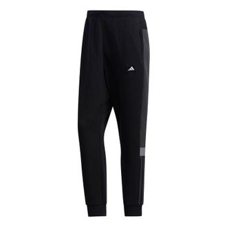 adidas Ub Pnt Dk Colorblock logo Casual Bundle Feet Sports Pants Black GM4399