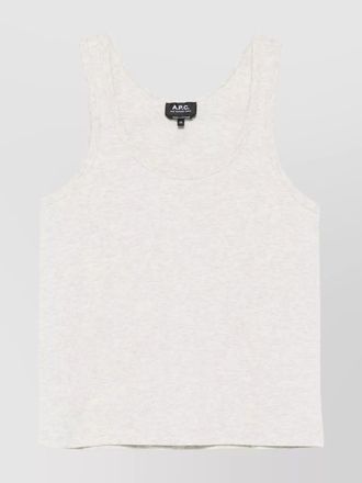 A.P.C. scoop neckline sleeveless top