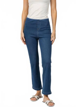 Elliott Lauren Pull-On Knit Pants In Denim