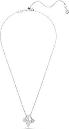 Swarovski Accessoires, Dames, Grijs, ONE Size, Elegante kristallen ketting voor outfit