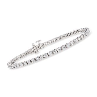 Ross-Simons Diamond Tennis Bracelet in Sterling Silver