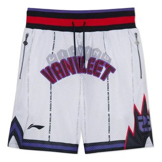 Li-Ning x Fred VanVleet Graphic Basketball Shorts White AAPR585-2