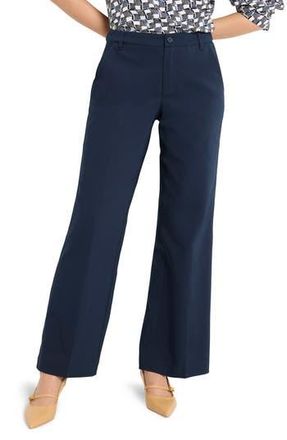 Nic+Zoe Seasonless Wide Leg Pants in Dark Indigo at Nordstrom Rack, Size 16P