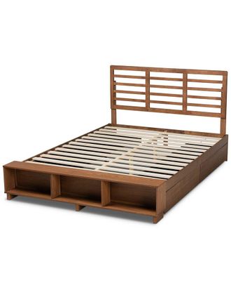 Baxton Studio Dnu Baxton Studio Milana 4-Drawer Queen Platform Storage Bed
