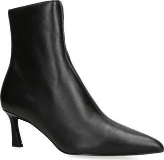 Steve Madden Womens Leather Lulah 017 Boots - Black - Size UK 4