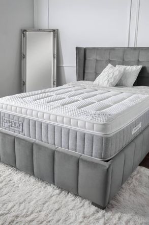 Julian Bowen Capsule Box Top 2000 Pocket Sprung Mattress in White | Size: Super King