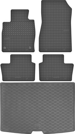 OEM Juego De Alfombrillas De Goma Para Coche Y Alfombrilla Para Maletero Para Nissan Juke Ii Crossover (modelo 2019)