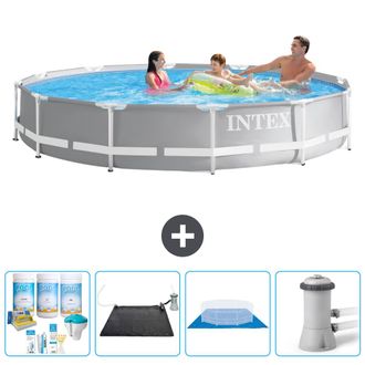 Intex Piscina Prism Frame Redonda - 366x76 Cm - 7-piezas S21046