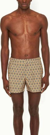 Orlebar Brown Setter Roseate Swim Trunks In Mango