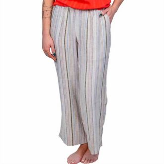 Dylan Coast Pant In Multi Stripe