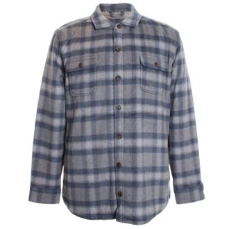 Johnnie-O Mens Hassler Shirt Jacket In Light Grey