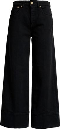Dondup Wide Jeans, female, Black, W28, Wide Jeans