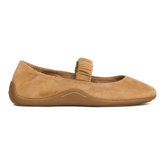 Ash Ballerinas, female, Beige, Size: 10 US Ballerina Sportiva con Cinturino Arricciato