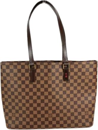 Louis Vuitton Pre-owned Tote Bag - Dames - Vintage Shopper - Bruin - ONE Size - Vintage