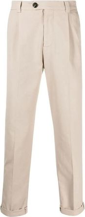 Brunello Cucinelli Beige Tailored Trousers With Cuffs, Brand Size 58 (US Size 42)