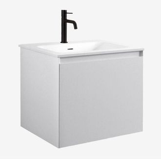 Sklum Sklum - Conjunto De Mueble De Ba&ntilde;o En Madera Con Lavabo Integrado Macrae