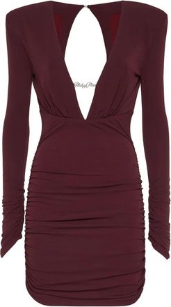 Philipp Plein Long-Sleeved Mini Dress