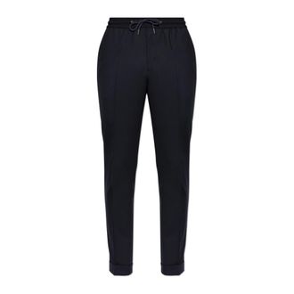 Paul Smith Slim-fit Trousers, male, Blue, Size: W30 A Suit To Travel In - Slim-Fit Drawstring-Waist Wool Pants