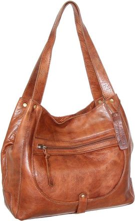 Nino Bossi Braylee Hand-Dyed Vintage Leather Satchel