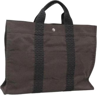 Herm&egrave;s Pre-owned Vintage Tote Bag - Dames - Vintage Shopper - Grijs - ONE Size - Vintage