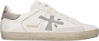 Premiata Stevend 8127 Sneakers - Dames - Sneakers - Wit - 41 EU - Leer - Schoenen