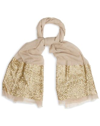 Saachi Saachi Sequins Wool Scarf