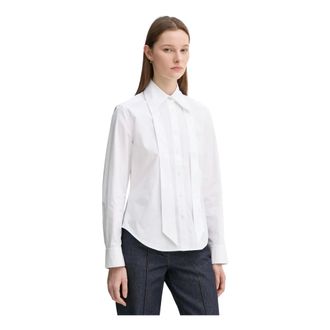 Remain Overhemden, Dames, Wit, L, Katoen, Fitted Shirt With Tie