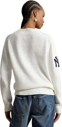 Polo Ralph Lauren Unisex Sweater Polo Bear White Cotton