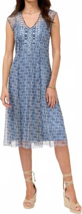 Johnny Was Dorotea Midi Mesh Dress In Izumi