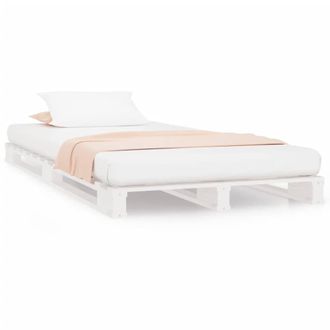 Berkfield Home Pallet Bed White 90x200 cm Solid Wood Pine
