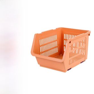 OEM Cesta De Almacenamiento Multifuncional De Varios Niveles Para Verduras Y Frutas (trompeta [naranja])