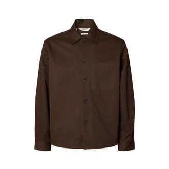 Selected Shirts - Heren - Casual Overhemden - Bruin - XL - Overhemden