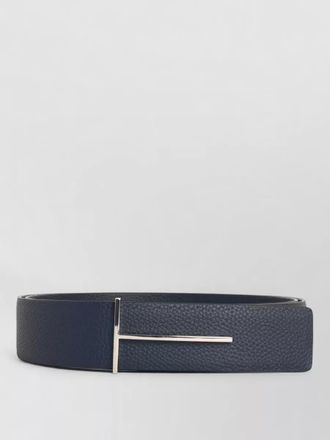 Tom Ford reversible leather belt adjustable length textured