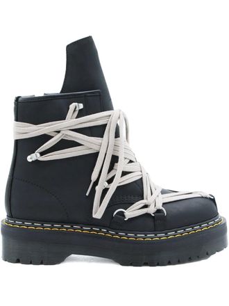 Dr. Martens lace-up platform boots - Black