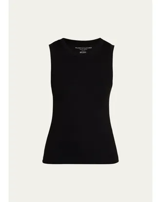 Majestic Filatures Soft Touch Rib Knit Tank Top