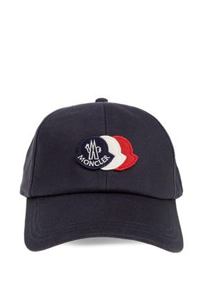 Moncler TRIPLE LOGO CAP Size: OS, colour: NAVY