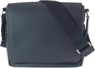 Louis Vuitton Pre-owned Roman PM Taiga Borsa a Spalla - - Pre-owned - Uomo - Blu - ONE SIZE