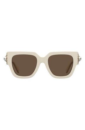 Moschino 52mm Square Sunglasses in Ivory at Nordstrom Rack