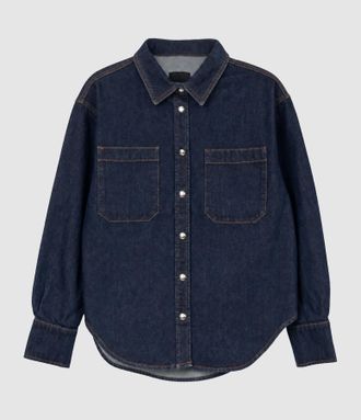 Anine Bing Chemise Samy Unwashed Blue