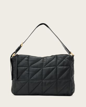 AllSaints Edbury Quilted Leather Shoulder Bag