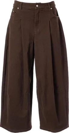 Jcsophie Jeans, Dames, Bruin, S, Wijde Jeans