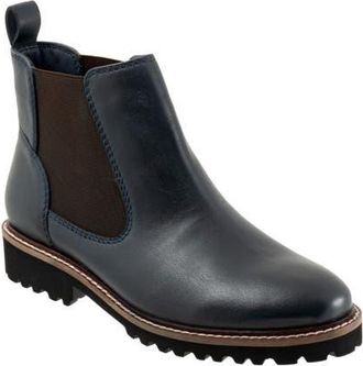 Softwalk Indy Chelsea Boot in Navy at Nordstrom, Size 10.5