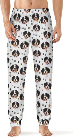 Generic Bernese Mountain Dog Mens Pyjama Bottoms Pjs Pajama Pants Lounge Joggers Sweatpants Casual Sleepwear