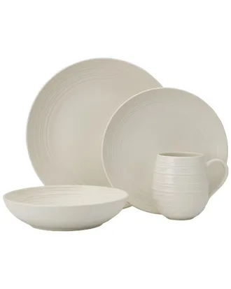 Mikasa Swirl Coupe 4Pc Place Setting, Service For 1