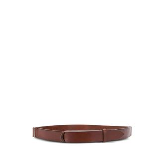 Orciani Belts, male, Brown, Size: ONE SIZE Nobuckle Bull Belt
