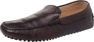 Tod's Tods Brown Leather Slip On Loafers