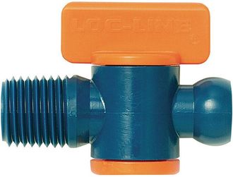 OEM Tama&ntilde;o De La V&aacute;lvula De Cierre 1/4 con Bolsa Ag Con 2 Piezas Loc-line