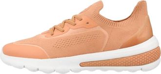 Geox Stijlvolle Casual Sneakers - Dames - Sneakers - Oranje - 39 EU - Schoenen