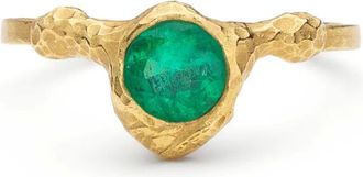 Elhanati 18kt yellow gold Evie emerald ring - Oro