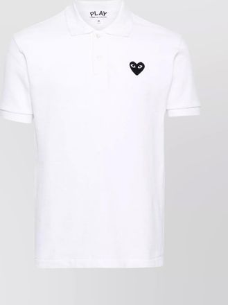 Comme Des Gar&ccedil;ons cotton piqu&eacute; logo polo shirt